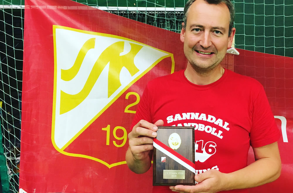 Magnus fick priset Årets tränare
