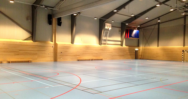 Vintervikshallen inifrån