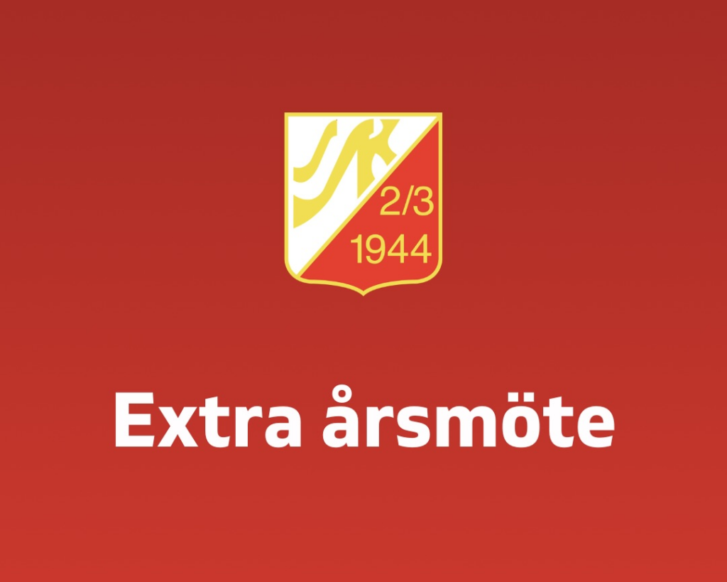 Extra årsmöte den 12 januari