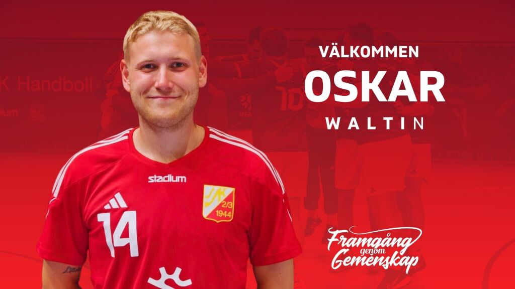 Mittsexan Oskar Waltin ansluter till herrlaget