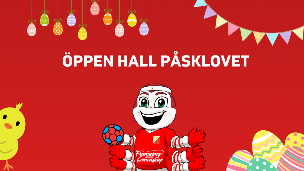 Öppen hall under påsklovet